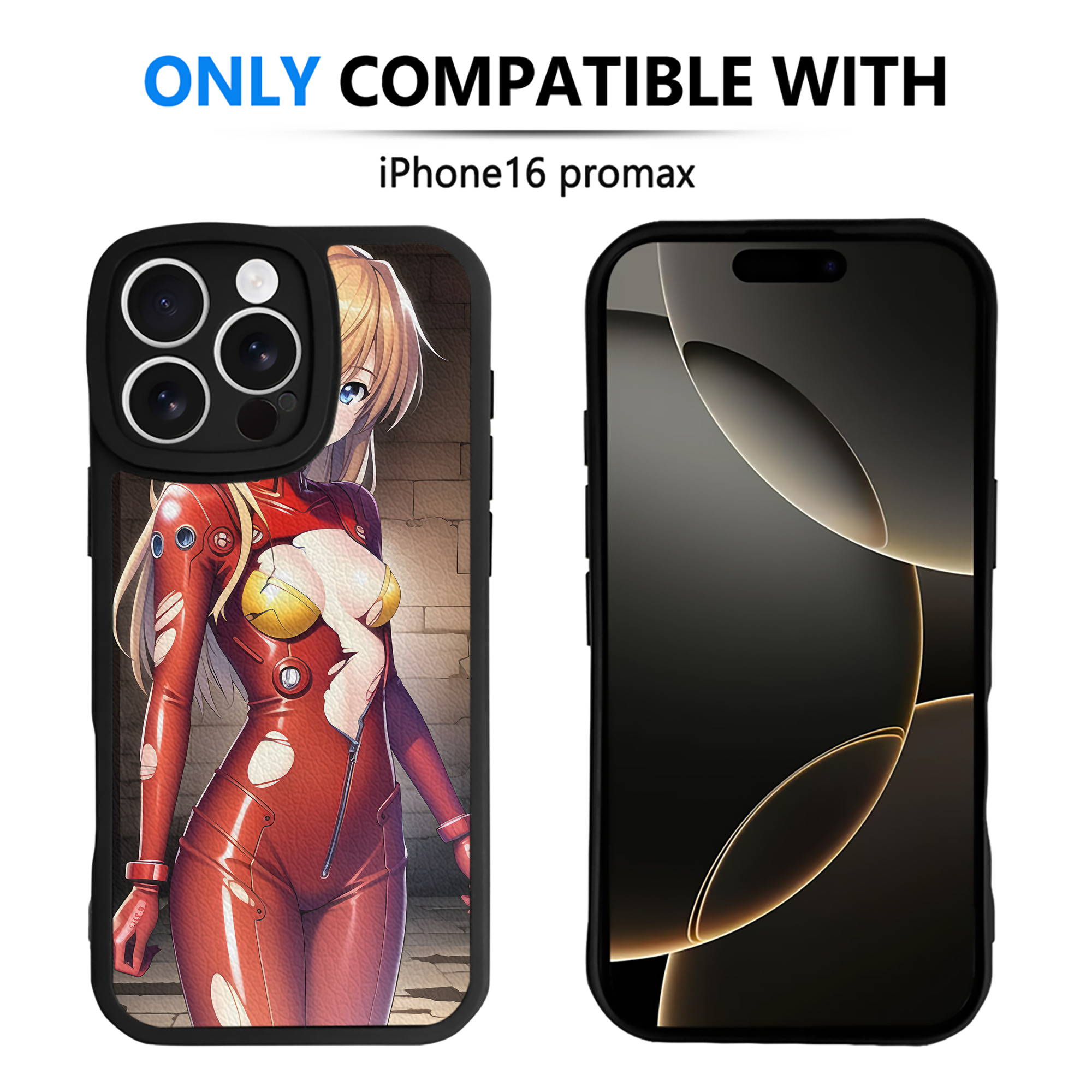 （画像用） EVA 新世紀エヴァンゲリオン 【iPhone 16シリーズ対応】シリコンスマホケース（レザー調） 材質：シリコン